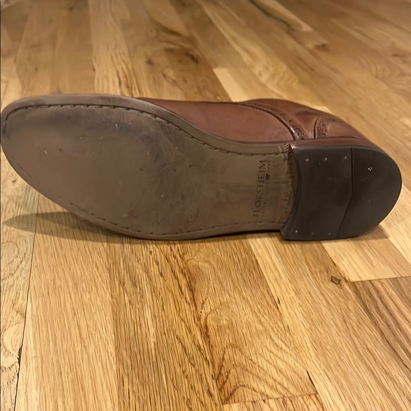 Florsheim Brown Leather Oxfords - Picture 6 of 6